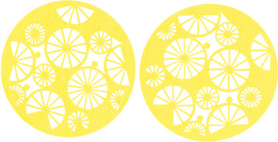 33% OFF on Wink Round Pack of 2 Table Placemat