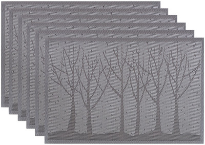 36% OFF on Primeway Rectangular Pack of 6 Table Placemat