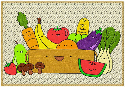 Leaf Designs Rectangular Pack of 2 Table Placemat