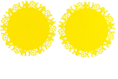 17% OFF on Wink Round Pack of 2 Table Placemat