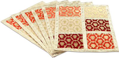 70% OFF on Jodhaa Rectangular Pack of 6 Table Placemat 70% OFF on Jodhaa Rectangular Pack of 6 Table Placemat