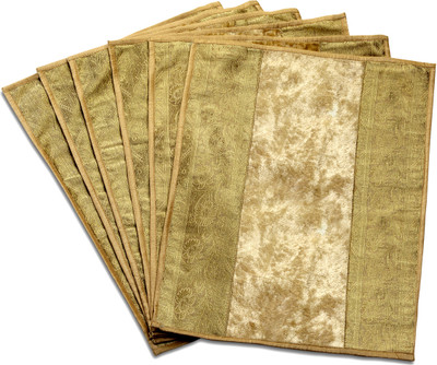 63% OFF on Jodhaa Rectangular Pack of 6 Table Placemat 63% OFF on Jodhaa Rectangular Pack of 6 Table Placemat