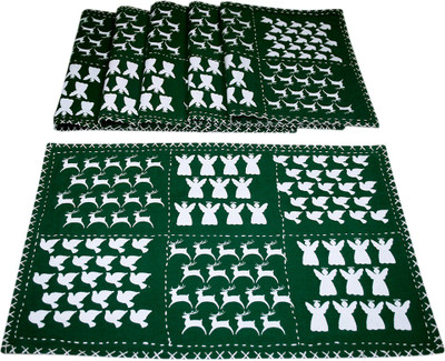 50% OFF on Sriam Rectangular Pack of 6 Table Placemat 50% OFF on Sriam Rectangular Pack of 6 Table Placemat