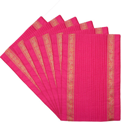 55% OFF on Home Shine Rectangular Pack of 6 Table Placemat