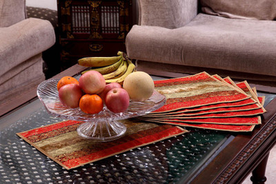 42% OFF on Jodhaa Rectangular Pack of 8 Table Placemat