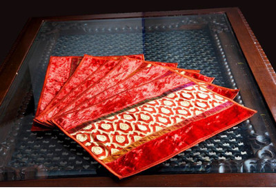 54% OFF on Jodhaa Rectangular Pack of 8 Table Placemat