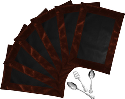 43% OFF on Zikrak Exim Rectangular Pack of 6 Table Placemat