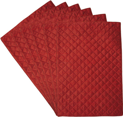 59% OFF on Home Shine Rectangular Pack of 6 Table Placemat