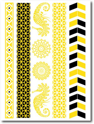 Gumtoo Sea Daze - Metallic Temporary Gumtoo Sea Daze - Metallic Temporary