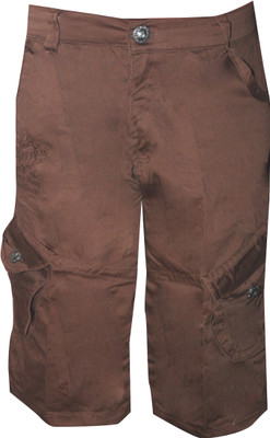 53% OFF on Jazzup Solid Boy's Three Fourths