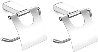 56% OFF on Dazzle Stainless Steel Toilet Paper Holder Lid Included 56% OFF on Dazzle Stainless Steel Toilet Paper Holder Lid Included