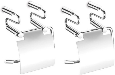 59% OFF on Dazzle Stainless Steel Toilet Paper Holder Lid Included 59% OFF on Dazzle Stainless Steel Toilet Paper Holder Lid Included