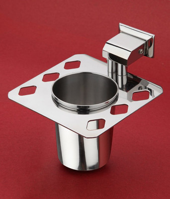 21% OFF on Doyours SS Glass / Tumbler Holder with Stainless Steel Toothbrush Holder Wall Mount