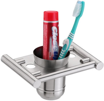 43% OFF on Doyours Stainless Steel Toothbrush Holder Silver, Wall Mount 43% OFF on Doyours Stainless Steel Toothbrush Holder Silver, Wall Mount