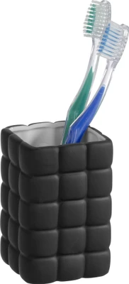 Home Collective-Wenko Ceramic Toothbrush Holder Black Home Collective-Wenko Ceramic Toothbrush Holder Black