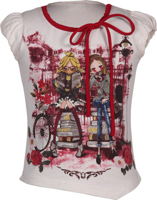 34% OFF on Cutecumber Party Short Sleeve Printed Girl's Top 34% OFF on Cutecumber Party Short Sleeve Printed Girl's Top