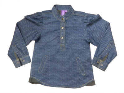 Kooka Kids Casual Full Sleeve Polka Print Girl's Top Kooka Kids Casual Full Sleeve Polka Print Girl's Top