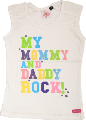 Sportking Casual Sleeveless Graphic Print Girl's Top