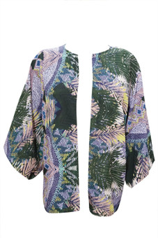 Indiatrendzs Casual Kimono Sleeve Printed Women's Top