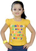 Mint Casual Short Sleeve Printed Girl's Top Mint Casual Short Sleeve Printed Girl's Top