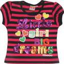 Vitamins Casual Short Sleeve Graphic Print Girl's Top