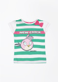 50% OFF on Angry Birds Casual Short Sleeve Striped Girl's Top 50% OFF on Angry Birds Casual Short Sleeve Striped Girl's Top