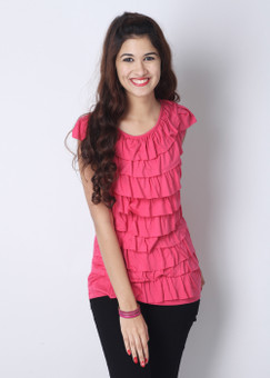 Jealous 21 Solid Women's Top: Top