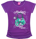50% OFF on Sweet Angel Casual Short Sleeve Printed Girl's Top