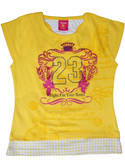 16% OFF on Sweet Angel Casual Short Sleeve Printed Girl's Top