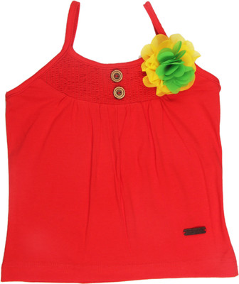 Vitamins Casual Sleeveless Printed Girl's Top Vitamins Casual Sleeveless Printed Girl's Top