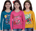 Sinimini Casual Full Sleeve Printed Girl's Top Sinimini Casual Full Sleeve Printed Girl's Top