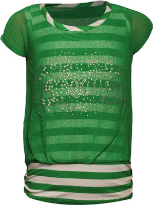 66% OFF on Jazzup Casual Short Sleeve Striped Girl's Top 66% OFF on Jazzup Casual Short Sleeve Striped Girl's Top