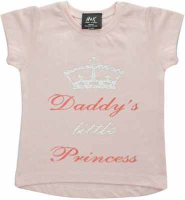 66% OFF on H&k Casual Short Sleeve Solid Girl's Top