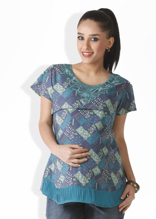 Morph Maternity Casual Short Sleeve Women's Top - TOPDVGX9KFM9RQXC
