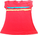 58% OFF on Perky Casual, Beach Wear, Sports, Formal Short Sleeve Solid, Self Design Girl's Top