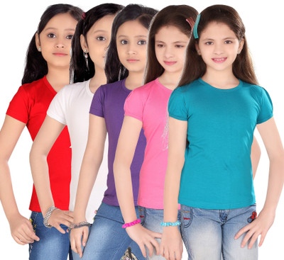 42% OFF on Sinimini Casual Short Sleeve Solid Girl's Top 42% OFF on Sinimini Casual Short Sleeve Solid Girl's Top