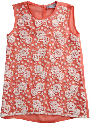 54% OFF on Kami Casual Sleeveless Solid Girl's Top