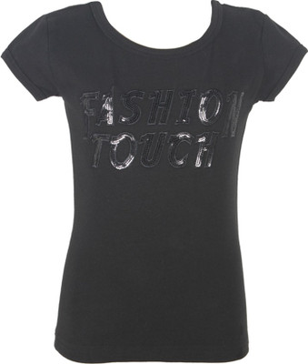 Purple Nasty Casual Short Sleeve Printed Baby Girl's Top