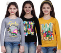 70% OFF on Sinimini Casual Full Sleeve Printed Girl's Top