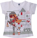 17% OFF on Mint Casual Short Sleeve Graphic Print Girl's Top 17% OFF on Mint Casual Short Sleeve Graphic Print Girl's Top