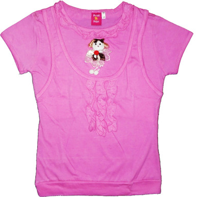6% OFF on Sweet Angel Formal Short Sleeve Self Design Girl's Top 6% OFF on Sweet Angel Formal Short Sleeve Self Design Girl's Top