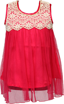 69% OFF on B'Bay Pure Party Sleeveless Solid, Self Design Girl's Top 69% OFF on B'Bay Pure Party Sleeveless Solid, Self Design Girl's Top