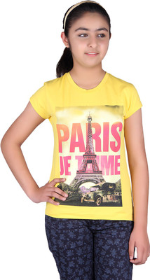 65% OFF on Skidlers Casual Short Sleeve Solid, Graphic Print Girl's Top 65% OFF on Skidlers Casual Short Sleeve Solid, Graphic Print Girl's Top