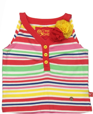 Vitamins Casual Sleeveless Printed Girl's Top Vitamins Casual Sleeveless Printed Girl's Top