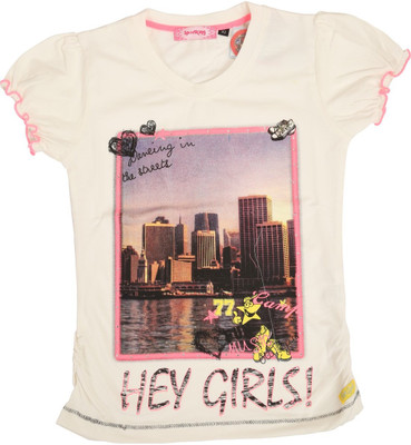 21% OFF on Sportking Casual Short Sleeve Graphic Print Girl's Top 21% OFF on Sportking Casual Short Sleeve Graphic Print Girl's Top