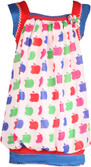 40% OFF on Jazzup Casual, Party, Wedding, Festive Sleeveless Printed Baby Girl's Top