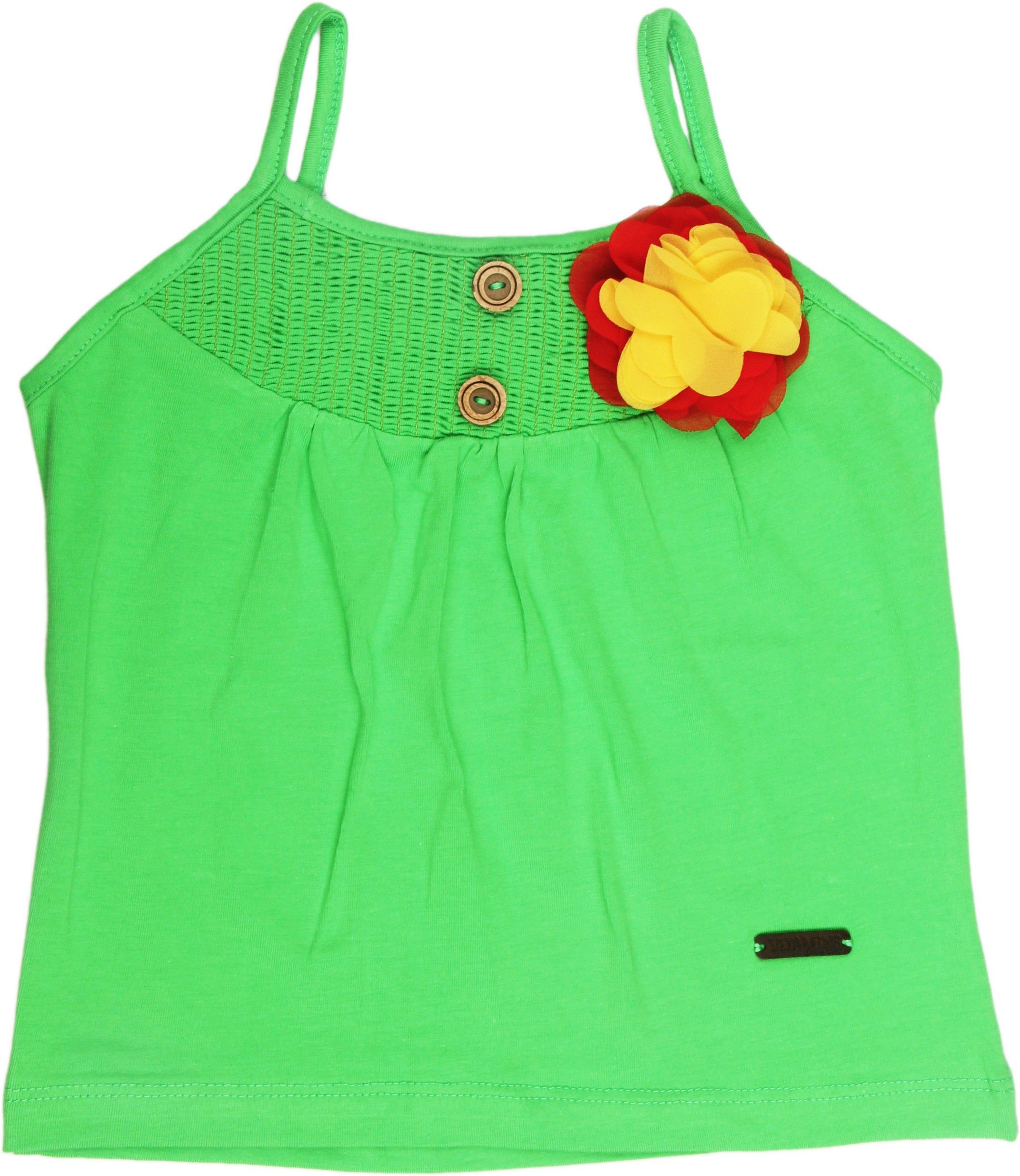 Vitamins Casual Sleeveless Printed Baby Girl's Top Vitamins Casual Sleeveless Printed Baby Girl's Top