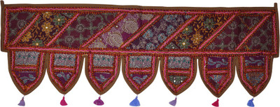 41% OFF on Lal Haveli Ethnic Handmade Patchwork With Embroidered Work Door Hanging Toran