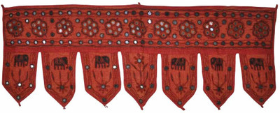 25% OFF on Lal Haveli Ethnic Elephant Design Embroidery Mirror Work Handmade Toran Toran 25% OFF on Lal Haveli Ethnic Elephant Design Embroidery Mirror Work Handmade Toran Toran