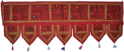 41% OFF on Lal Haveli Ethnic Handmade Mirror Embroidered Door Decoration Door Hanging Toran